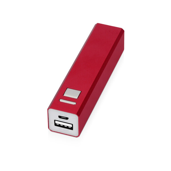 Портативное зарядное устройство &quot;Спейс&quot;, 3000 mAh, красный