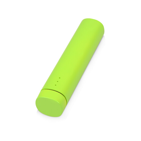 Портативное зарядное устройство &quot;Мьюзик&quot;, 5200 mAh, зеленое яблоко