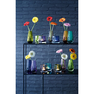 Ваза в форме бутона flower colour 14 см синий