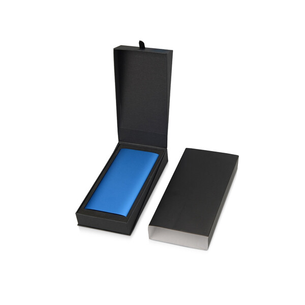 Портативное зарядное устройство &quot;Джет&quot; с 2-мя USB-портами, 8000 mAh, синий