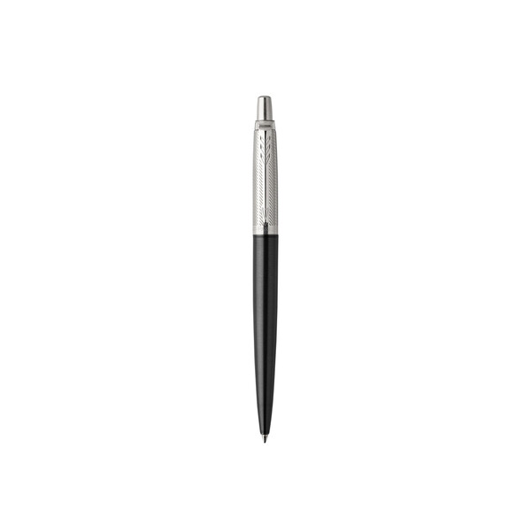 Шариковая ручка Parker Jotter Premium Tower Grey Diagonal CT, темно-серый/серебристый