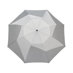 Зонт двухсекционный Pinwheel с автоматическим открытием, 23&quot;, серый