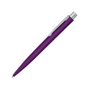 Ручка шариковая металлическая LUMOS soft-touch, фиолетовый