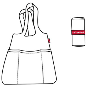 Сумка складная mini maxi shopper plus bicolor синяя