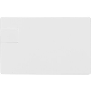 Флеш-карта USB 2.0 16 Gb в виде пластиковой карты Card, белый