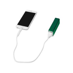 Портативное зарядное устройство &quot;Брадуэлл&quot;, 2200 mAh, зеленый