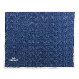 Плед из шерпы Sam, темно-синий