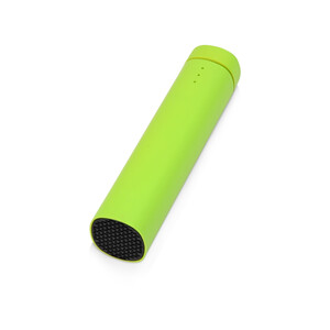 Портативное зарядное устройство &quot;Мьюзик&quot;, 5200 mAh, зеленое яблоко