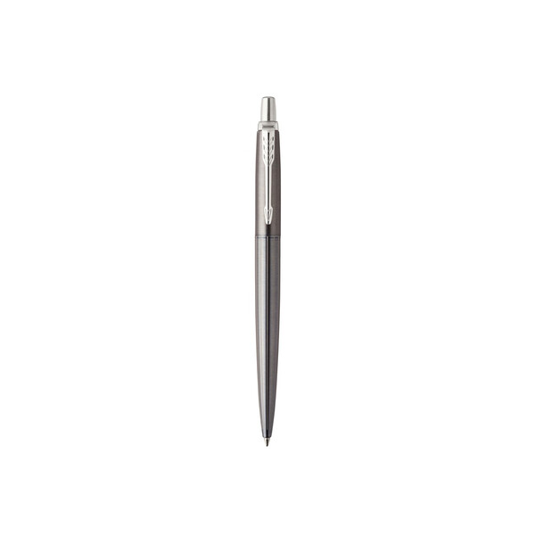 Шариковая ручка Parker Jotter Premium, Oxford Grey Pinstripe CT, серый
