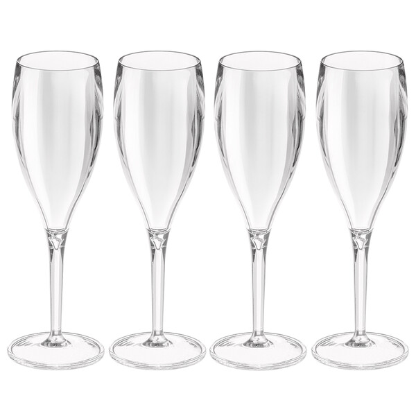 Набор бокалов для шампанского 4 шт superglas cheers no. 1, 100 мл,  прозрачный