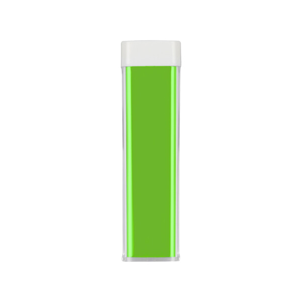 Портативное зарядное устройство &quot;Ангра&quot;, 2200 mAh, зеленое яблоко