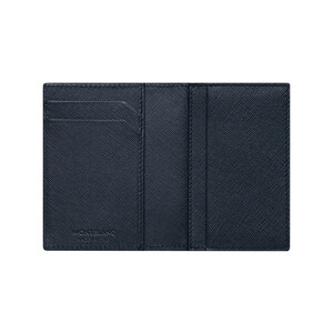 Визитница с угловым отделением Sartorial. Montblanc, черный/индиго