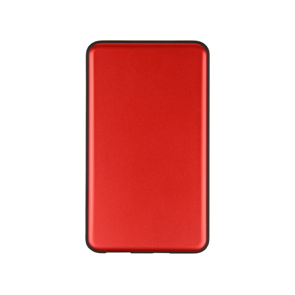 Портативное зарядное устройство «Shell», 5000 mAh, красный