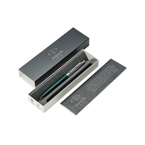 Шариковая ручка Parker (Паркер) Jotter XL Matte Green CT, зеленый/серебристый