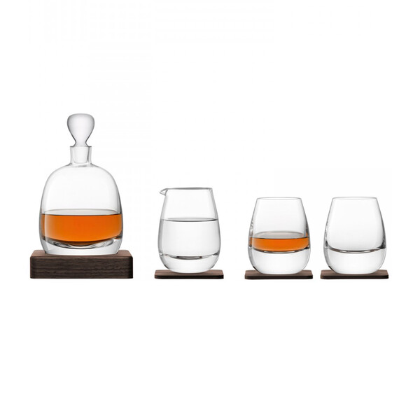 Набор для виски  с деревянными подставками islay whisky