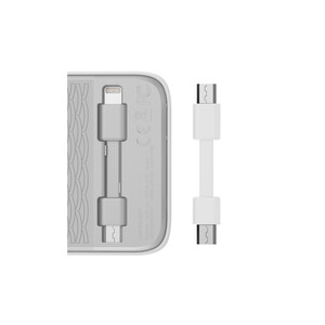 Портативное зарядное устройство XOOPAR BUBBLE BANG, 5000 mAh, серебристый