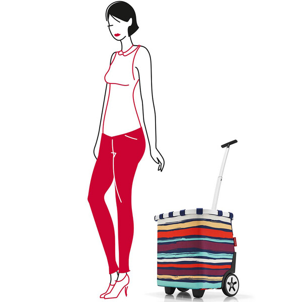 Сумка-тележка carrycruiser artist stripes