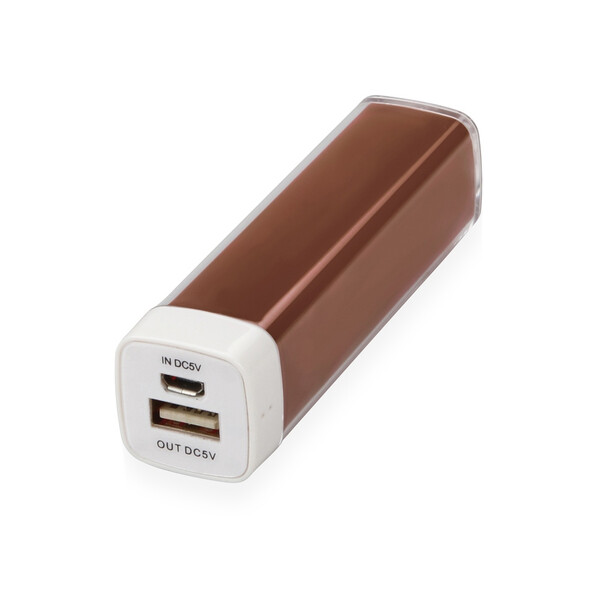 Портативное зарядное устройство &quot;Ангра&quot;, 2200 mAh, коричневый