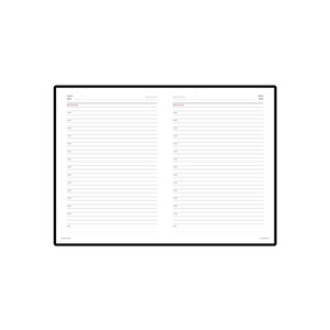 Ежедневник недатированный А5 «Sidney Nebraska», синий с золотым срезом