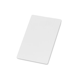 Флеш-карта USB 2.0 16 Gb в виде пластиковой карты Card, белый