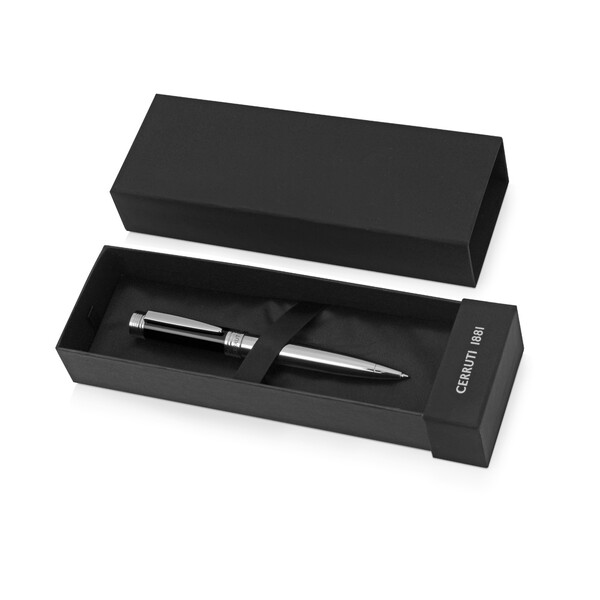 Ручка шариковая Cerruti 1881 модель Zoom Black в футляре
