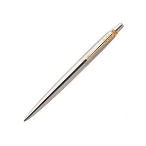Шариковая ручка Parker Jotter Essential, St. Steel GT, серебристый/золотистый