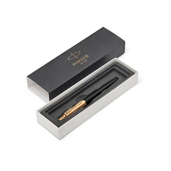 Шариковая ручка Parker Jotter Premium, Bond Street Black GT, черный/золотистый