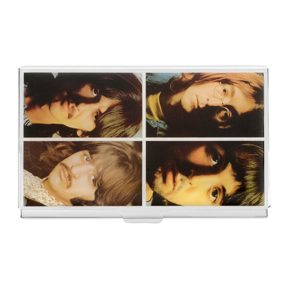 Набор The Beatles &quot;WHITE ALBUM&quot;: визитница, ручка роллер, белый/разноцветный