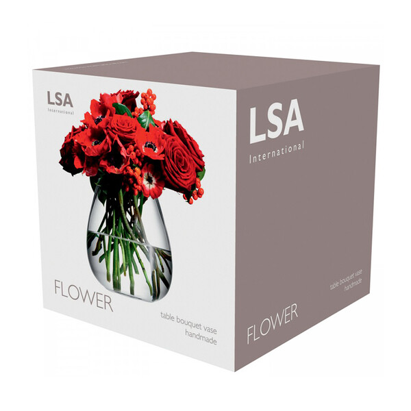 Ваза округлая низкая flower 17 см