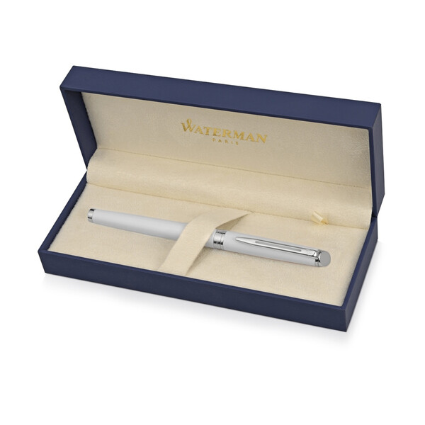 Ручка роллер Waterman модель Hemisphere 2010 White CТ в футляре