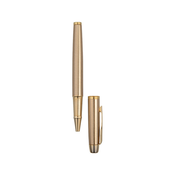 Ручка роллер Parker модель IM Deluxe Gold GT в футляре
