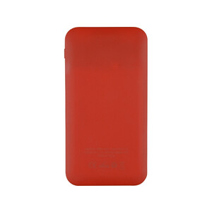 Портативное беспроводное зарядное устройство «Impulse», 4000 mAh, красный