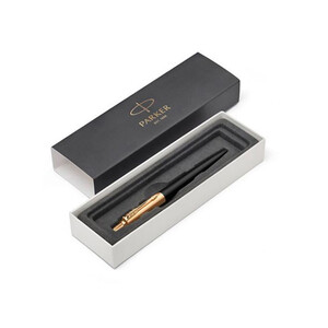 Шариковая ручка Parker Jotter Premium, Bond Street Black GT, черный/золотистый