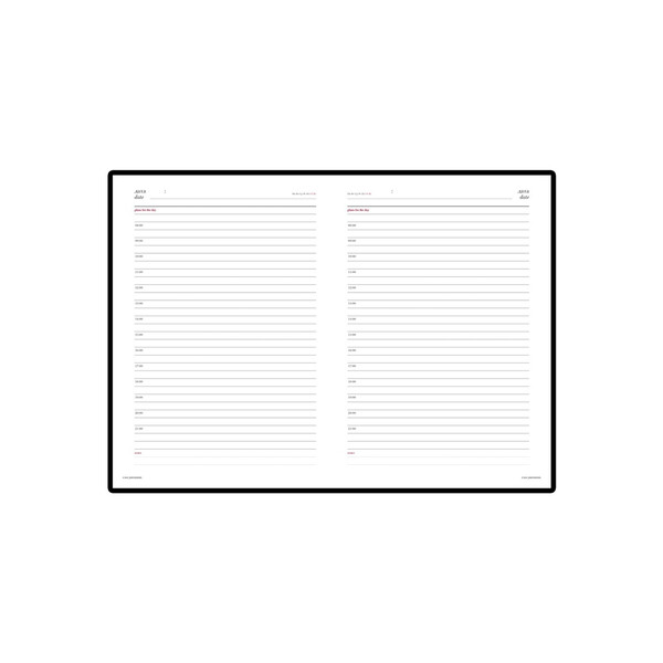 Ежедневник недатированный А5 «Sidney Nebraska», синий с золотым срезом