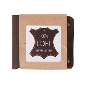 Портмоне кожаное, &quot;LOFT&quot;, коричневый, кожа натуральная 100%