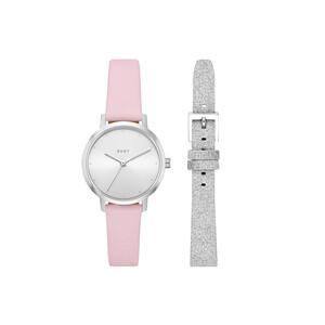 Подарочный набор: часы наручные женские, браслет. DKNY