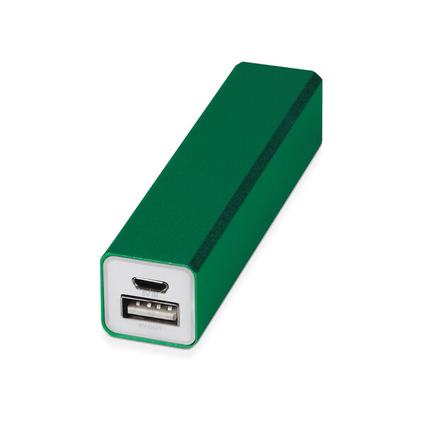 Портативное зарядное устройство &quot;Брадуэлл&quot;, 2200 mAh, зеленый