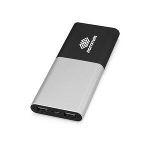 Портативное зарядное устройство с подсветкой логотипа «Quark», 6000 mAh