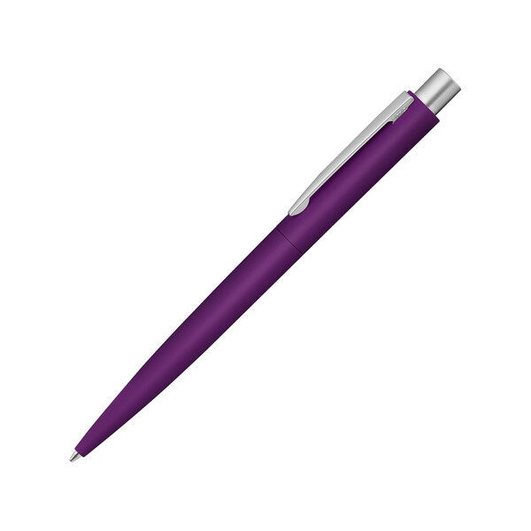 Ручка шариковая металлическая LUMOS soft-touch, фиолетовый