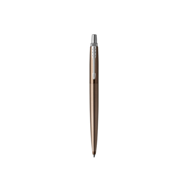 Шариковая ручка Parker Jotter Premium Carlisle Brown Pinstripe CT, коричневый