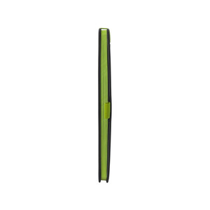 Блокнот Color edge A5, черный/лайм