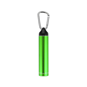Портативное зарядное устройство &quot;Марс&quot; с карабином, 2600 mAh, зеленый