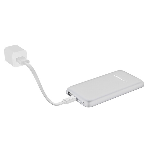 Портативное зарядное устройство XOOPAR BUBBLE BANG, 5000 mAh, серебристый