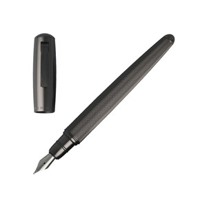 Ручка перьевая Pure Matte Dark Chrome. Hugo Boss