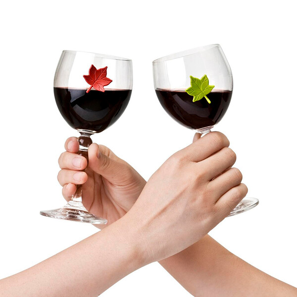 Набор маркеров для бокалов leaf my glass, 6 шт.