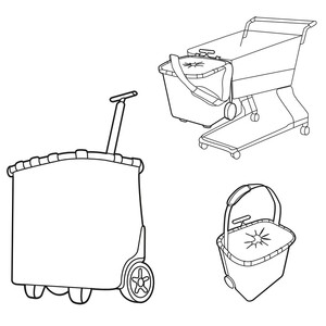 Сумка-тележка carrycruiser urban forest