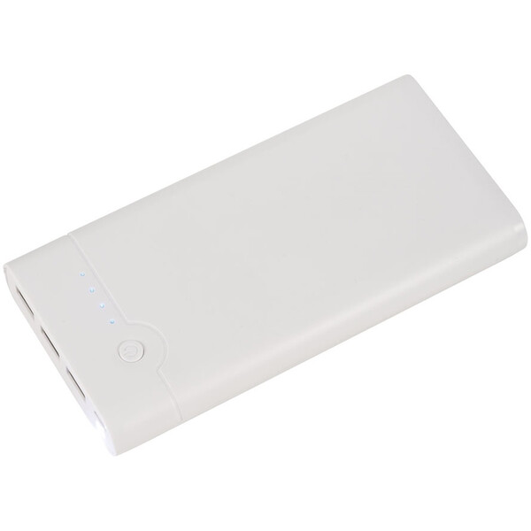 Зарядное устройство емкостью 20000 mAh, белый