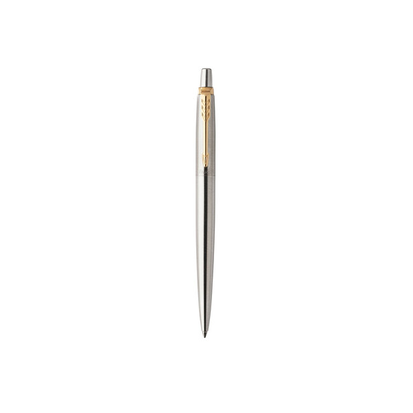 Шариковая ручка Parker Jotter Essential, St. Steel GT, серебристый/золотистый