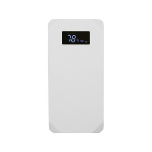 Портативное зарядное устройство &quot;Quickr&quot; с функцией быстрой зарядки, 10000 mAh, серый
