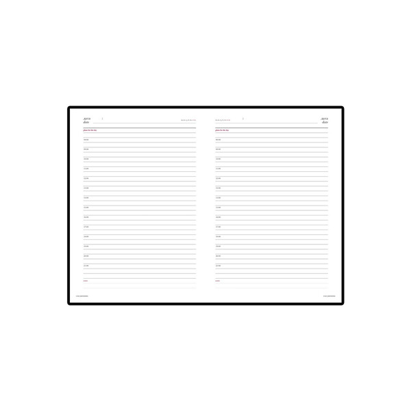 Ежедневник недатированный А5 «Ideal New», красный